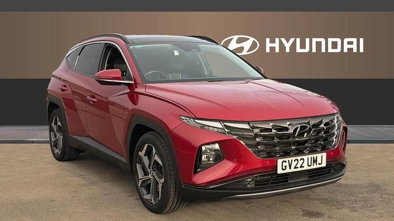 Red Used 2022 Hyundai Tucson Ultimate SUV | £21,171 (A bit pricey) - Image 1/3
