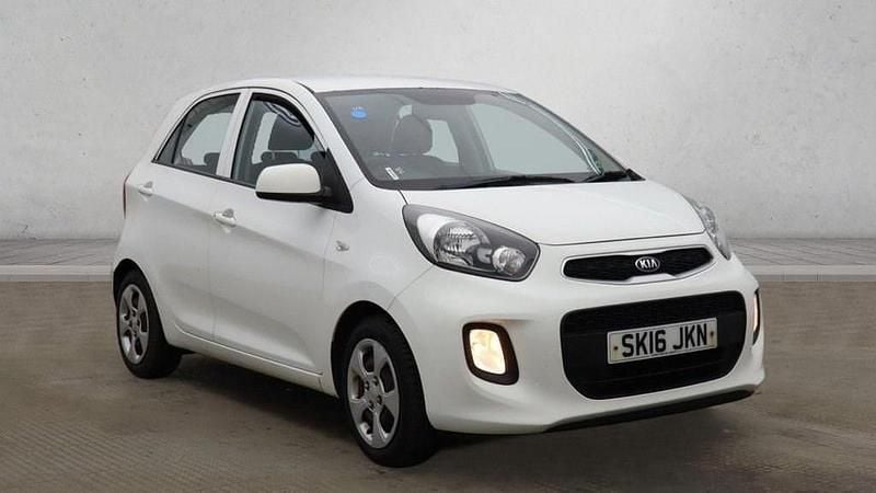 Used Kia Picanto 65 HP (47 kW) 2016 White Hatchback