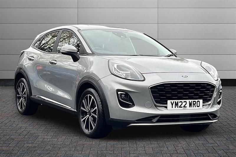 Solar silver Used 2022 Ford Puma Titanium Hatchback | £15,000 (Good price) - Image 1/4