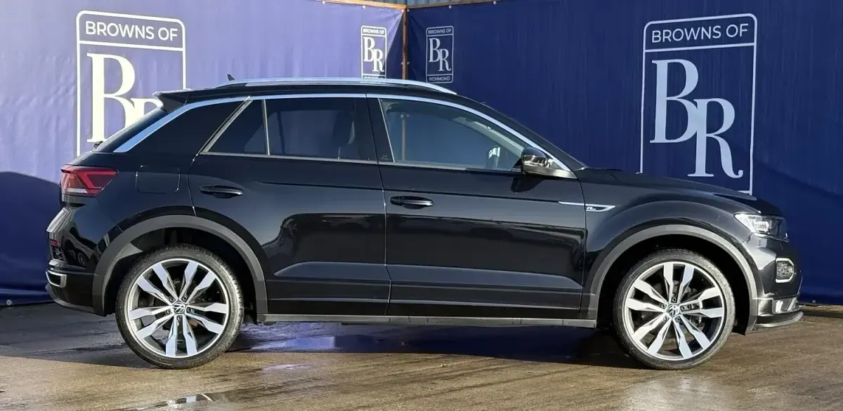 Used VW T-Roc R-line 150 HP (110 kW) 2020 Black SUV