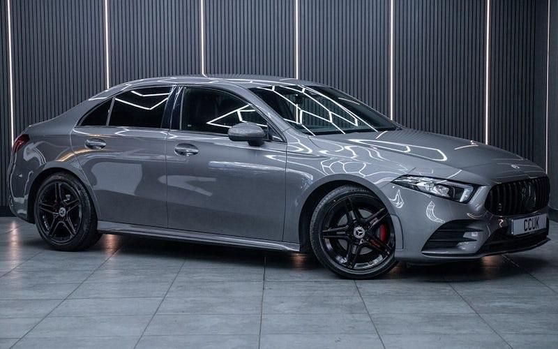 Grey Used 2020 Mercedes A200 AMG line Sedan | £18,490 (Fair price) - Image 1/4