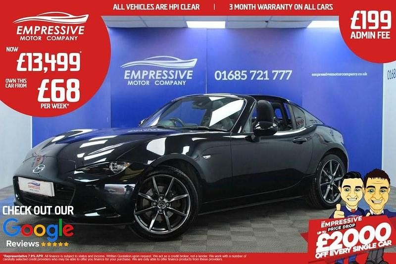 Black Used 2017 Mazda MX5 Inclusive Cabriolet | £13,999 (Fair price) - Image 1/4