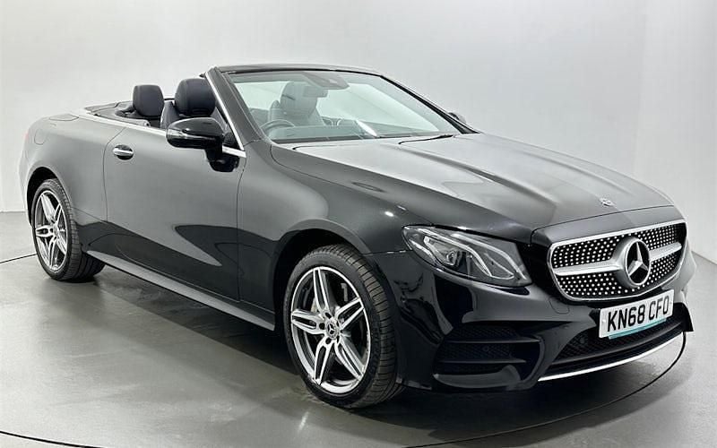 Black Used 2017 Mercedes E350 AMG Line Premium Cabriolet | £18,389 (Fair price) - Image 1/3