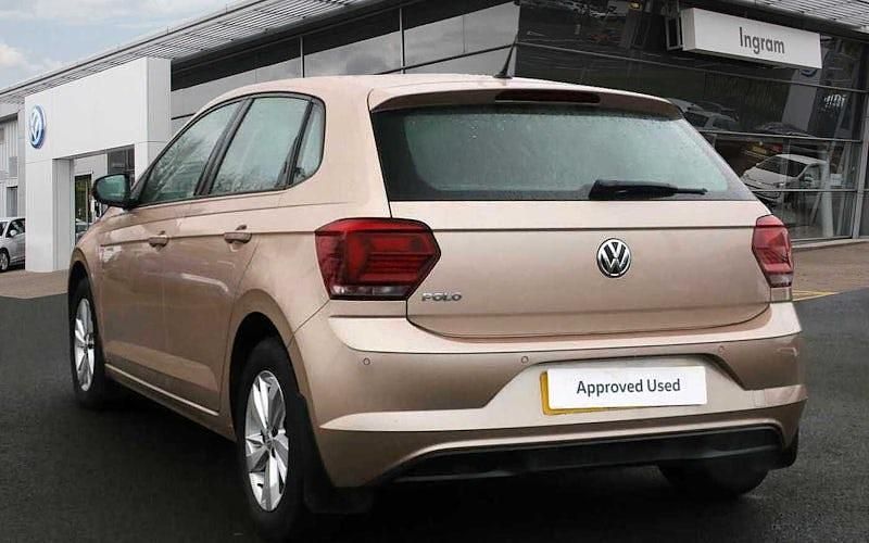 Used VW Polo SE 65 HP (47 kW) 2018 Beige Hatchback