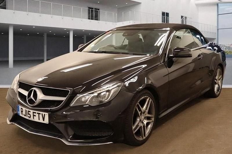 Black Used 2015 Mercedes E220 AMG line Cabriolet | £9,990 (Fair price) - Image 1/1