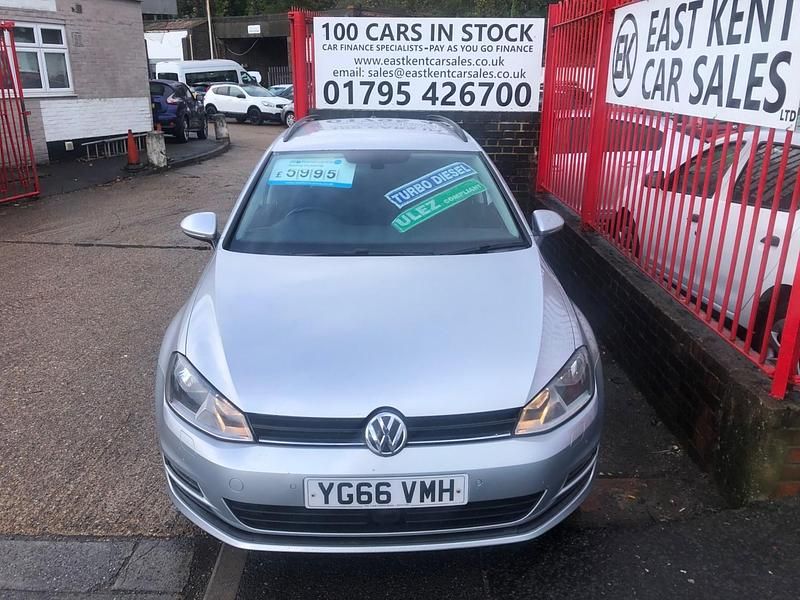 Used VW Golf VII Edition 110 HP (80 kW) 2016 Silver Estate