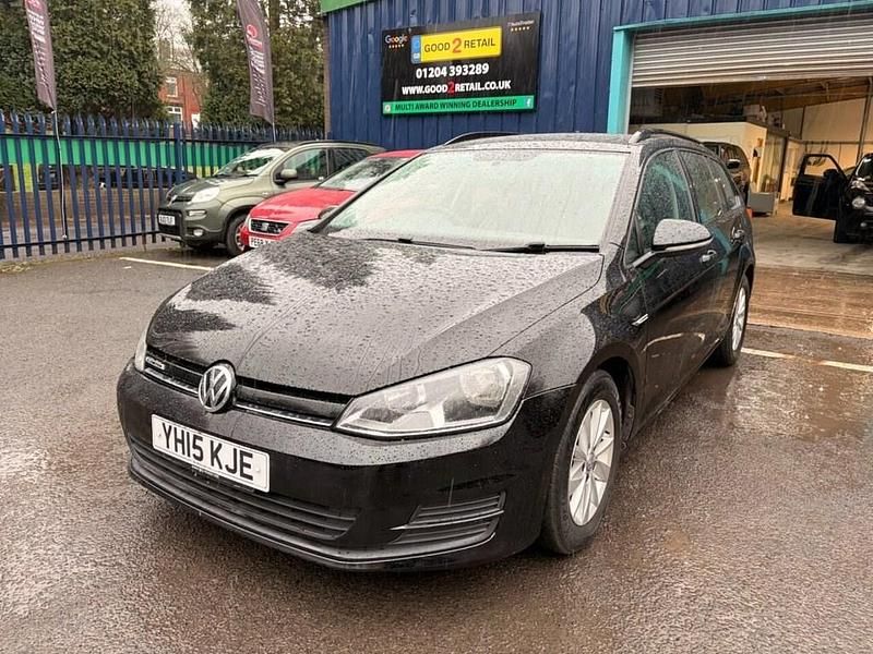 Used VW Golf VII S 110 HP (80 kW) 2015 Black Estate