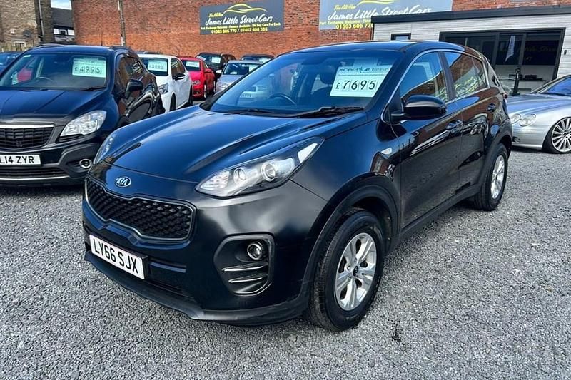Used Kia Sportage 130 HP (95 kW) 2017 Black SUV