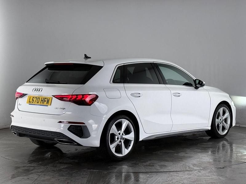 Used Audi A3 Sportback S-Line 2020 White Hatchback