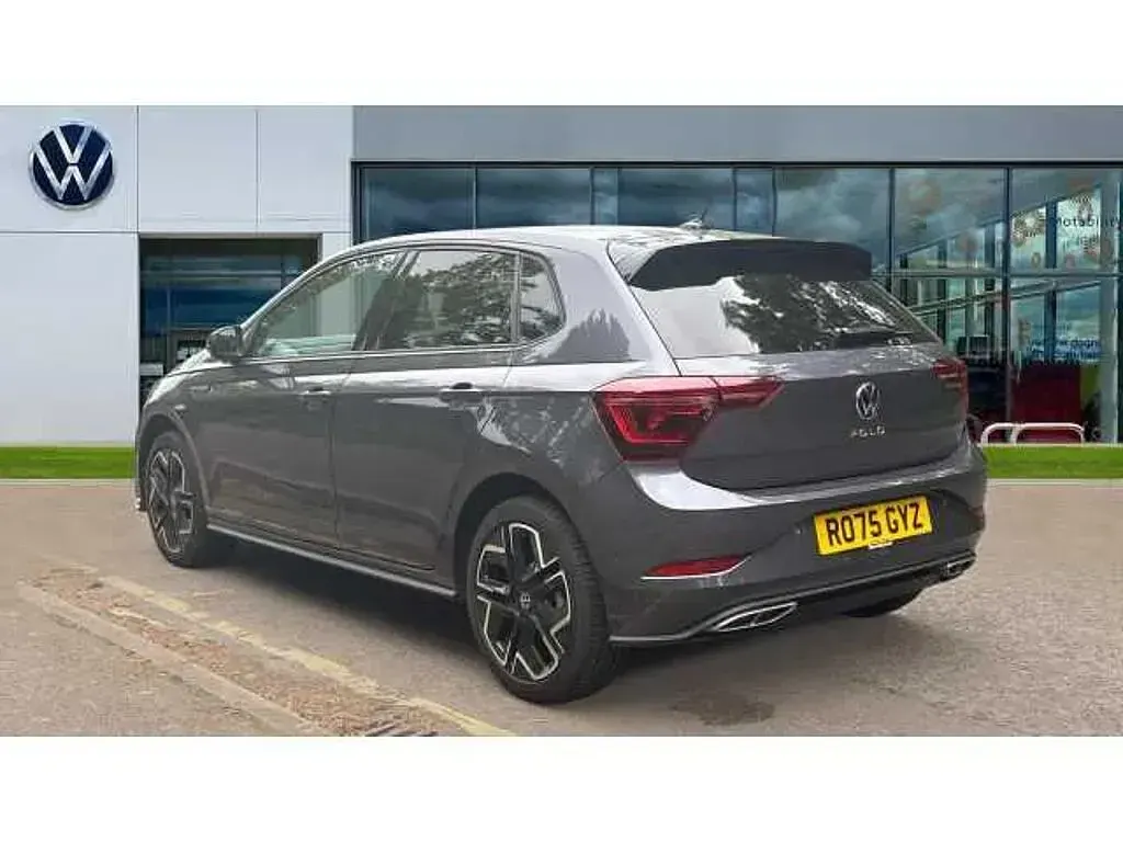 Used VW Polo Black Edition 115 HP (84 kW) 2025 Smokey grey metallic black Hatchback