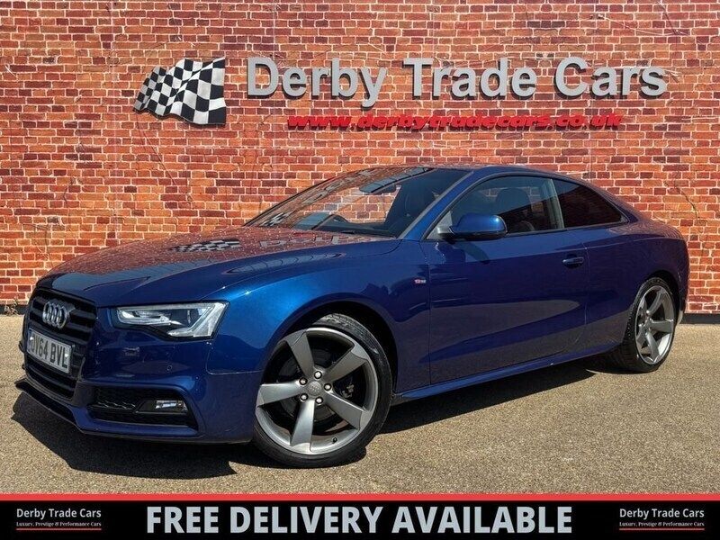 Blue Used 2014 Audi A5 Black Edition Coupe | £10,990 (Fair price) - Image 1/4