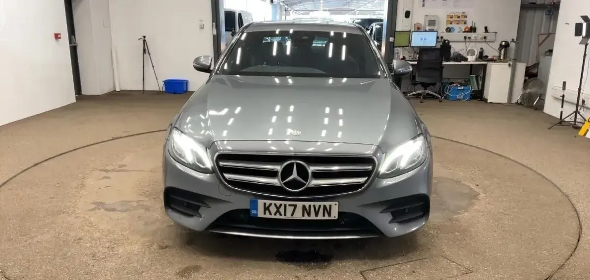 Used Mercedes E220 AMG line 194 HP (142 kW) 2017 Grey Sedan