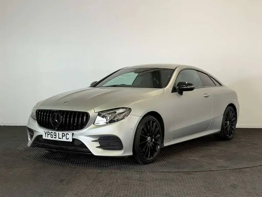 Used Mercedes E220 AMG line 2019 Grey Coupe