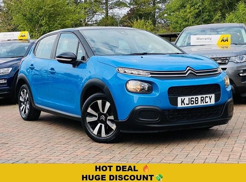 Blue Used 2019 Citroën C3 Feel Hatchback | £6,400 (Good price) - Image 1/4