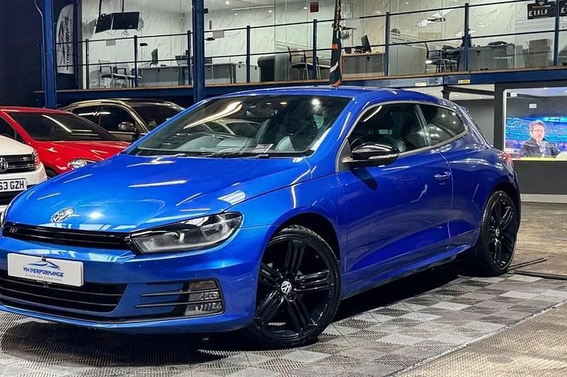 Used VW Scirocco R-line 150 HP (110 kW) 2015 Blue Coupe