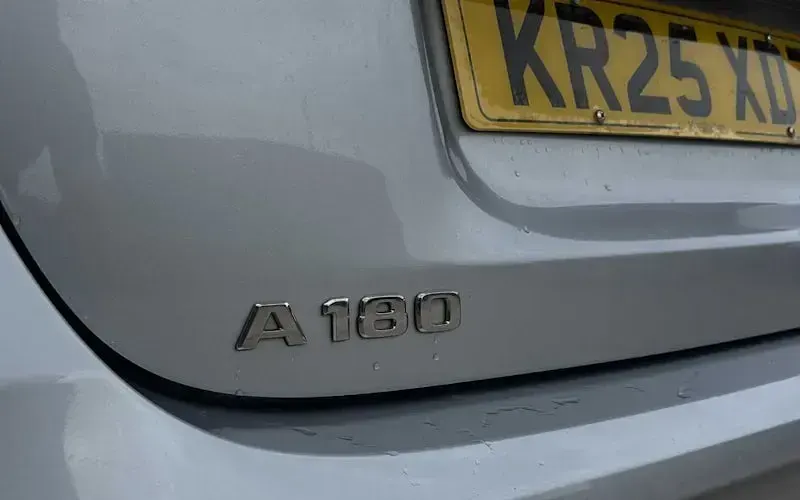 Used Mercedes A180 AMG line 136 HP (100 kW) 2025 Silver Hatchback