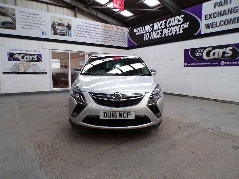 Used Vauxhall Zafira Tourer SRi 134 HP (98 kW) 2016 Silver MPV