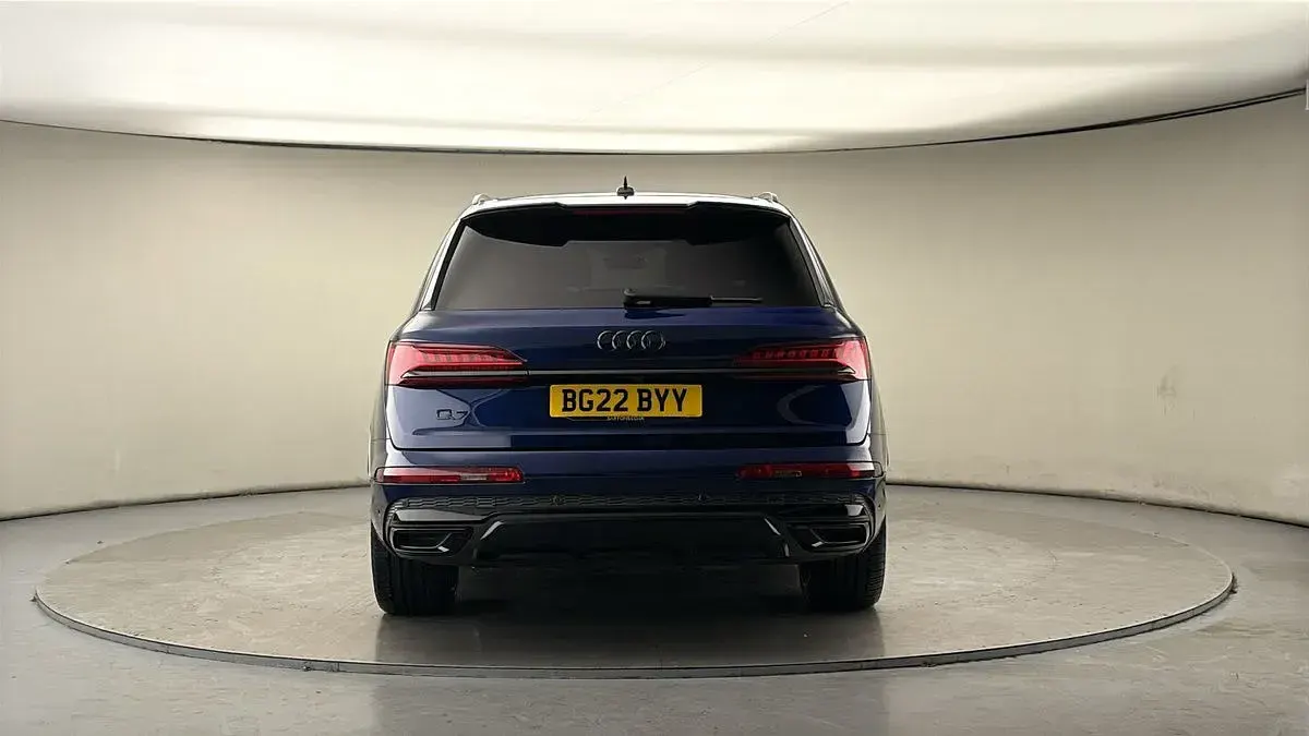 Begagnad Audi Q7 Comfort 2021 Blå SUV