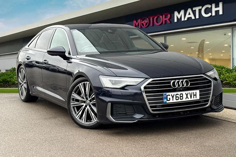 Blue Used 2018 Audi A6 S-Line Sedan | £15,990 (Fair price) - Image 1/4