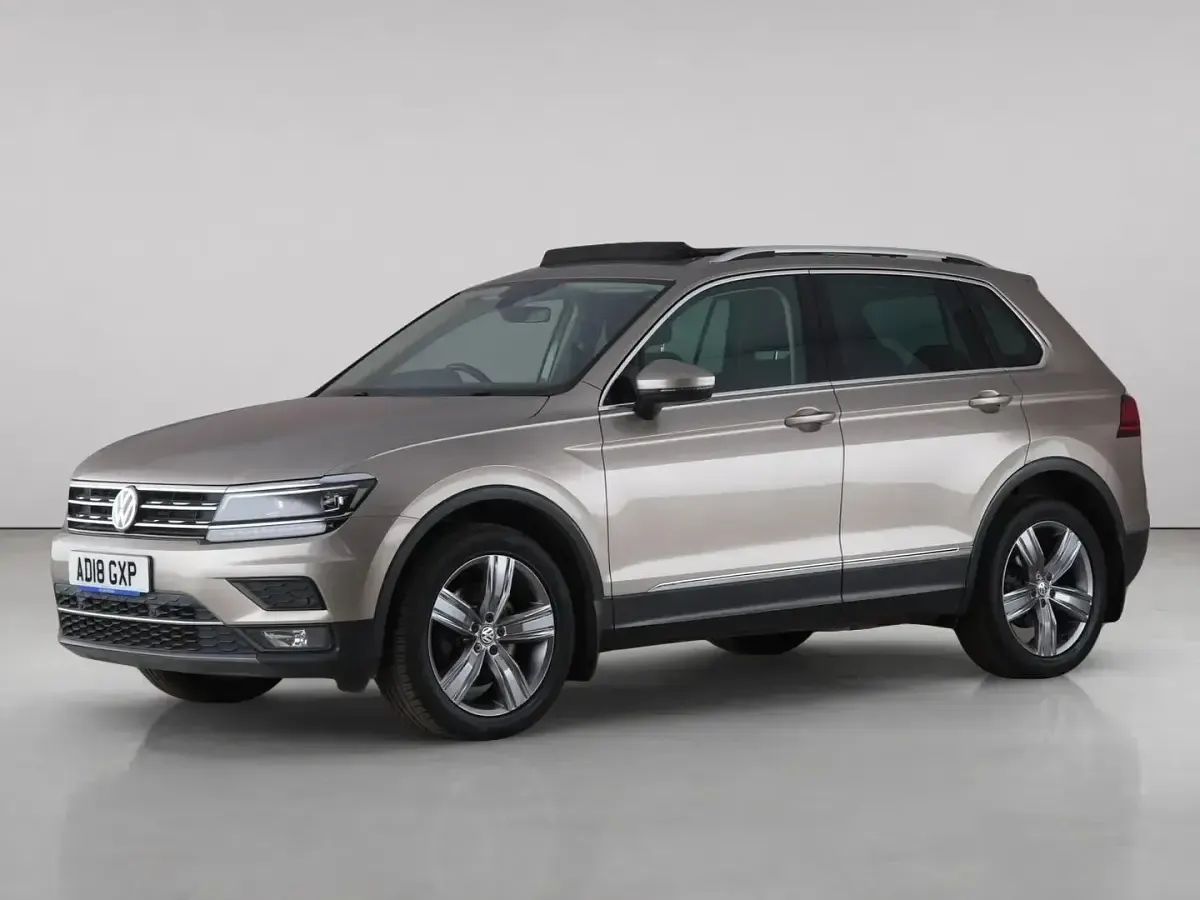 Used VW Tiguan SEL 2018 Beige SUV