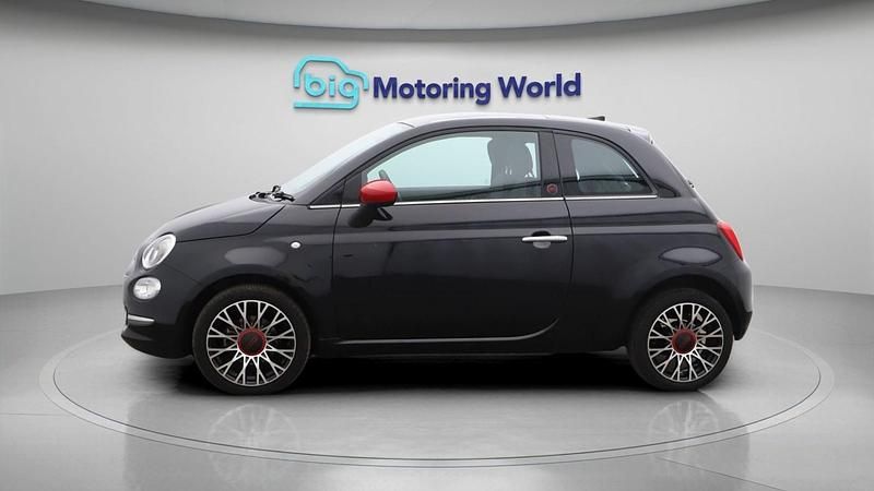 Used Fiat 500 Red 69 HP (50 kW) 2022 Black Hatchback