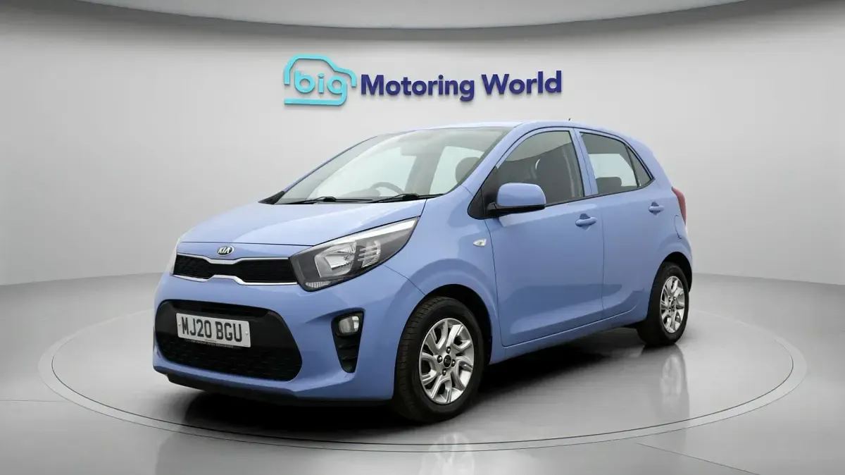 Used Kia Picanto 67 HP (49 kW) 2020 Blue Hatchback