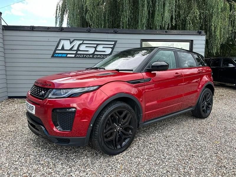 Red Used 2015 Land Rover Range Rover evoque HSE Dynamic SUV | £11,695 (Fair price) - Image 1/4