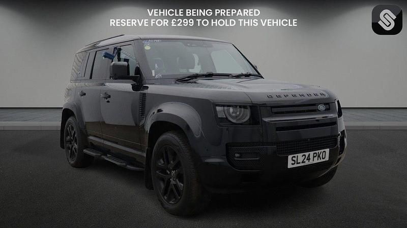 Santorini black Used 2023 Land Rover Defender S SUV | £77,250 - Image 1/4