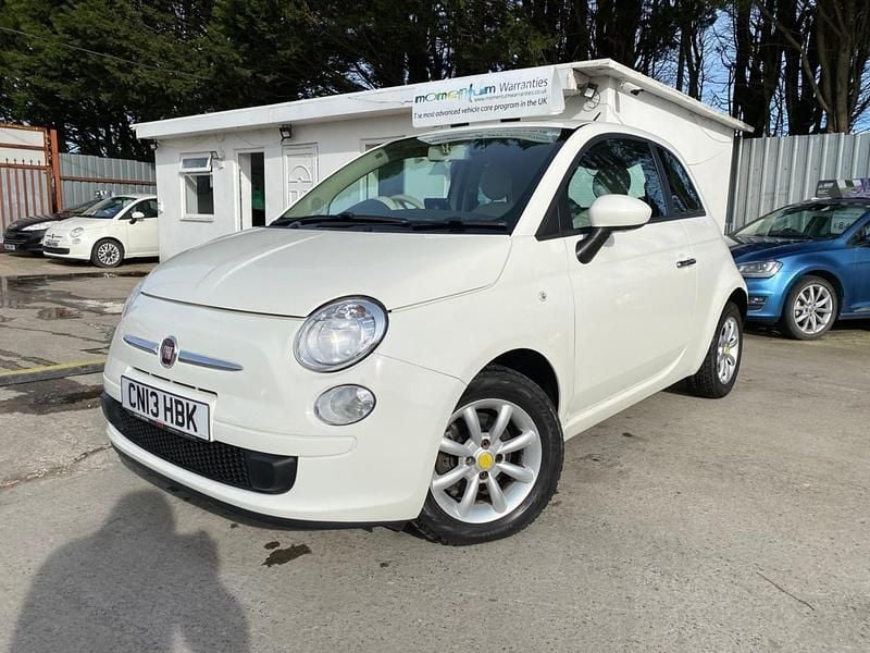 Used Fiat 500 85 HP (62 kW) 2013 White Hatchback