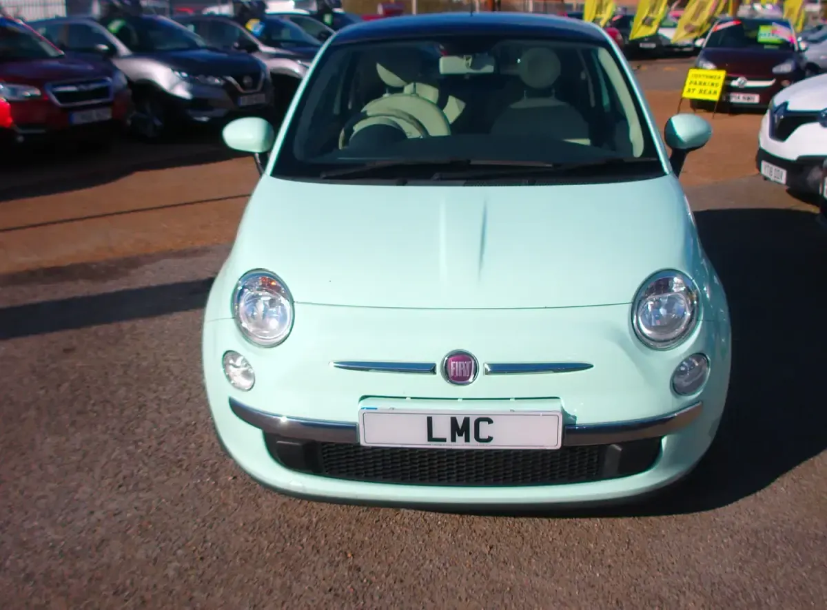 Used Fiat 500 Lounge 69 HP (50 kW) 2014 Green Hatchback