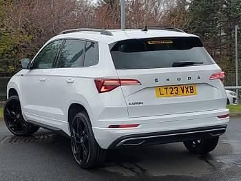 Used Skoda Karoq SportLine 150 HP (110 kW) 2023 White SUV