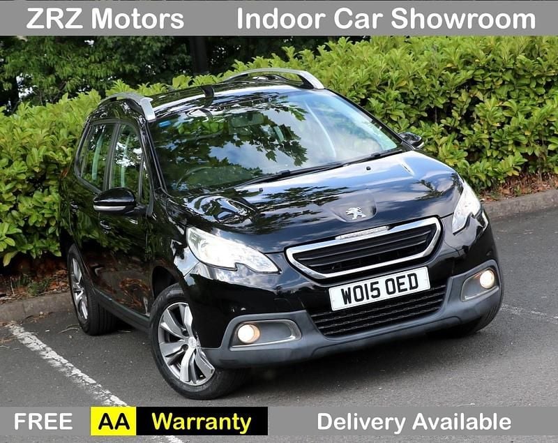 Black Used 2015 Peugeot 2008 Active SUV | £4,599 (Good price) - Image 1/3
