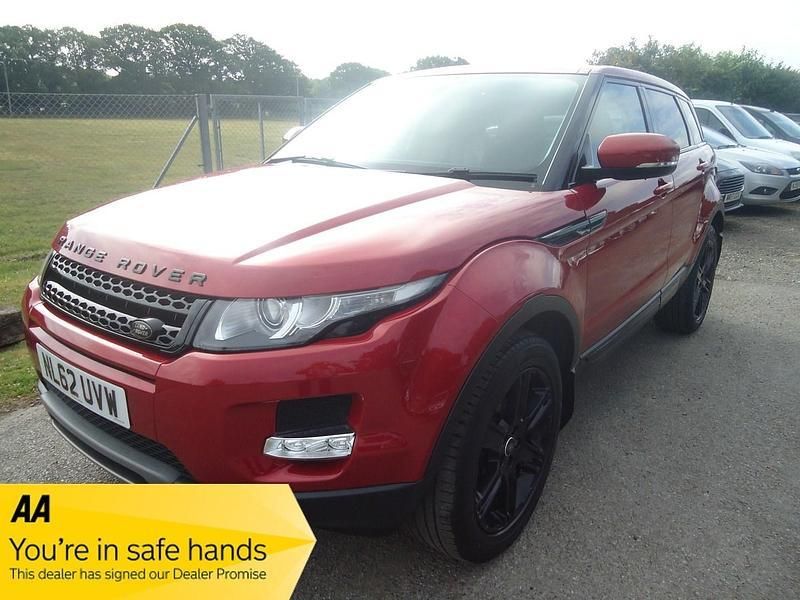 Red Used 2012 Land Rover Range Rover evoque Pure SUV | £6,495 (Fair price) - Image 1/4