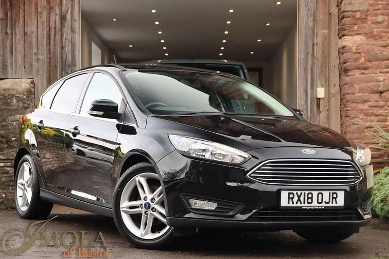 Black Used 2018 Ford Focus Zetec Hatchback | £5,990 (Good price) - Image 1/4