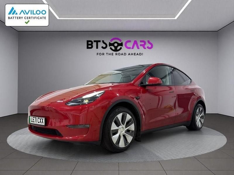 Used Tesla Model Y Long Range AWD 378 kW (514 HP) 2022 Red SUV