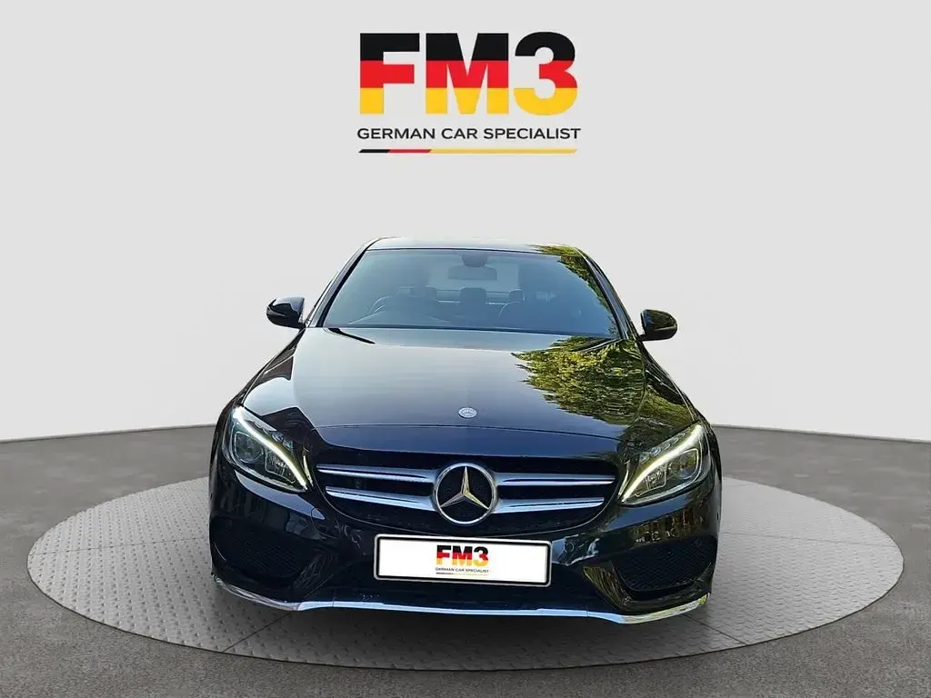 Used Mercedes C220 AMG line 170 HP (125 kW) 2017 Black Sedan