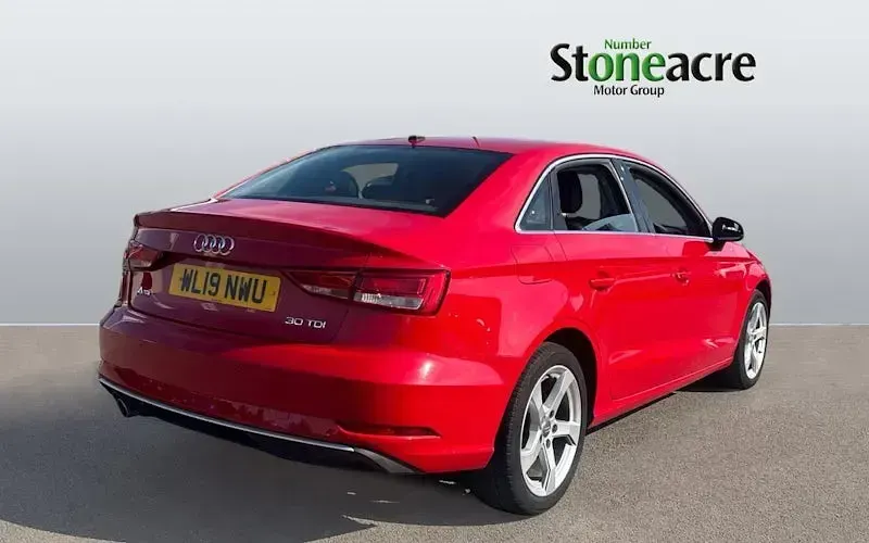 Used Audi A3 Sport 116 HP (85 kW) 2019 Red Sedan