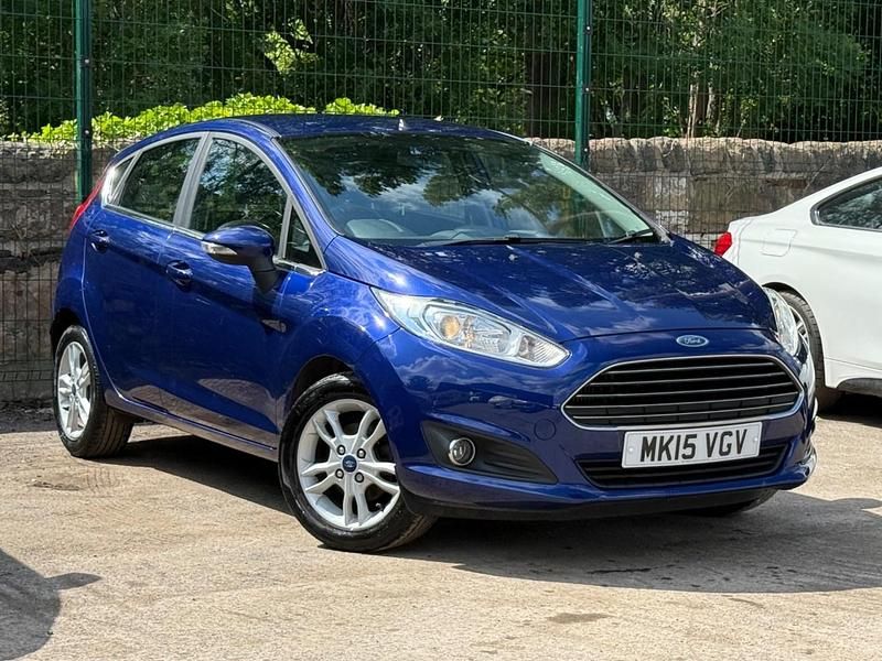 Blue Used 2015 Ford Fiesta Zetec Hatchback | £4,250 (Good price) - Image 1/3