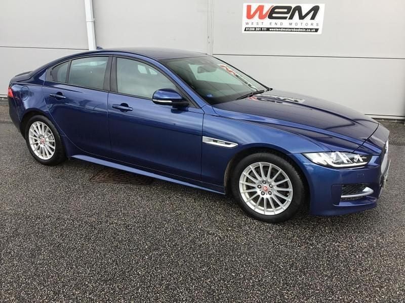 Blue Used 2015 Jaguar XE R-Sport Sedan | £8,999 (Good price) - Image 1/4
