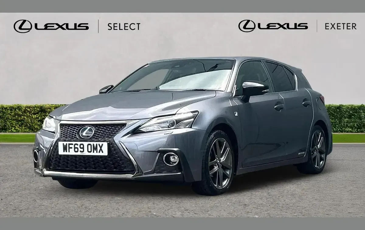 Used Lexus CT200h Sport Line 134 HP (98 kW) 2019 Grey Hatchback