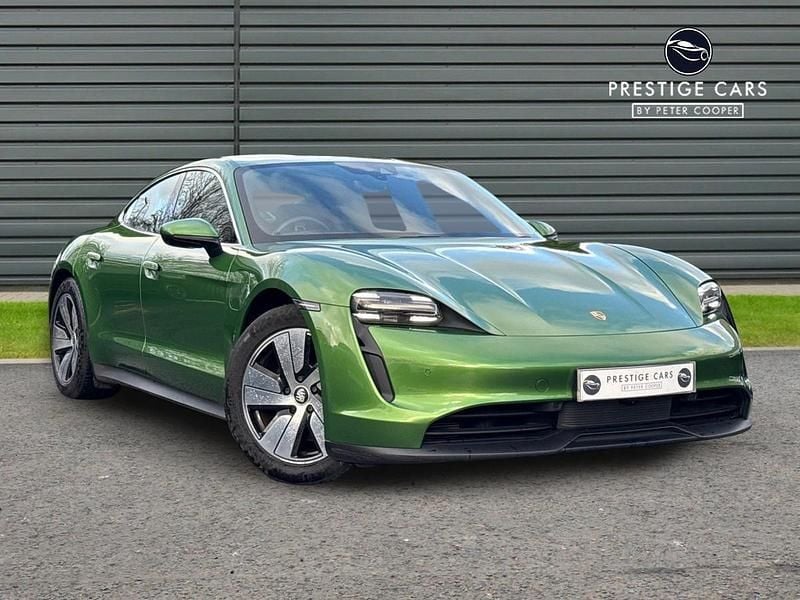 Used Porsche Taycan Performance Package 389 kW (530 HP) 2020 Green Sedan