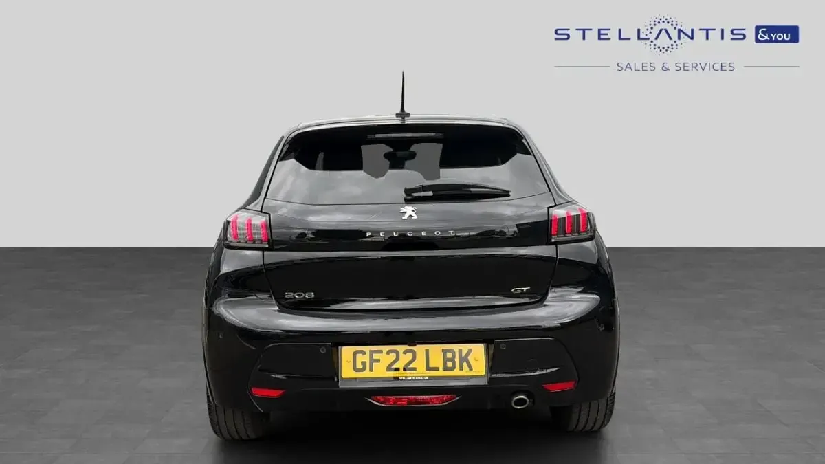 Used Peugeot 208 GT 99 HP (72 kW) 2022 Black Hatchback