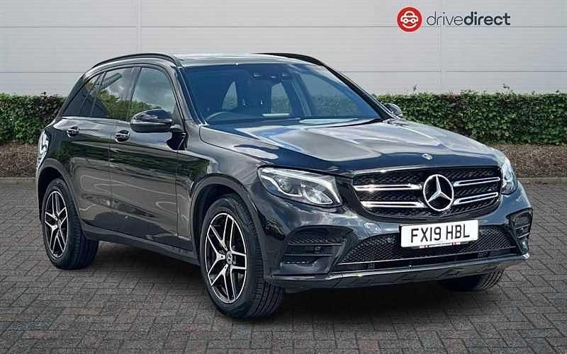 Solid black Used 2019 Mercedes GLC220 AMG Estate | £24,300 (A bit pricey) - Image 1/4