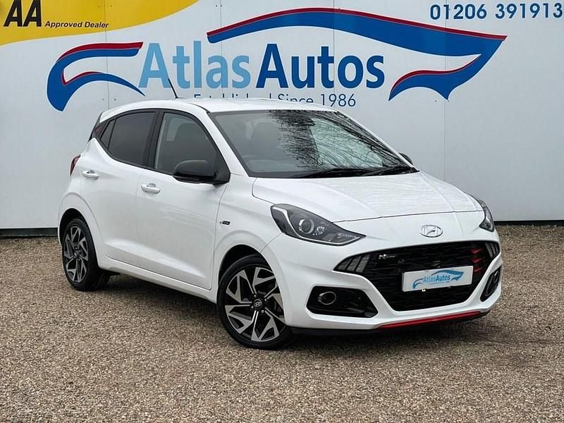 White Used 2022 Hyundai i10 N Line Hatchback | £12,100 (A bit pricey) - Image 1/4
