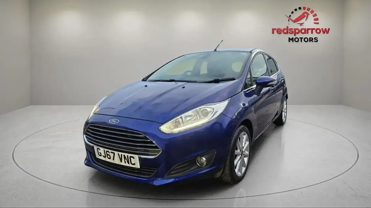 Used Ford Fiesta Titanium 2017 Blue Hatchback