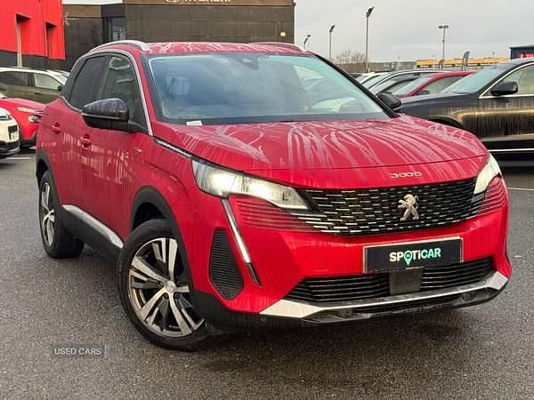 Red Used 2022 Peugeot 3008 Allure Premium Hatchback | £16,490 (Fair price) - Image 1/4
