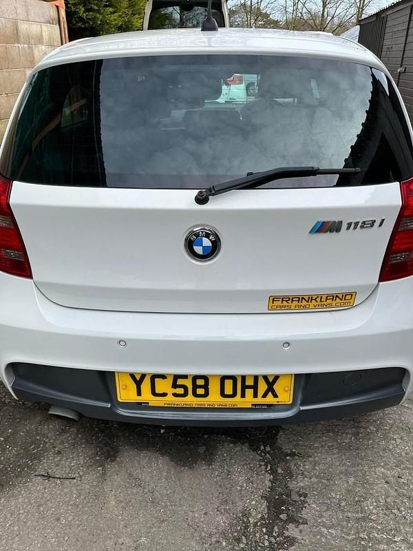 Used BMW 118 M Sport 2009 White Hatchback