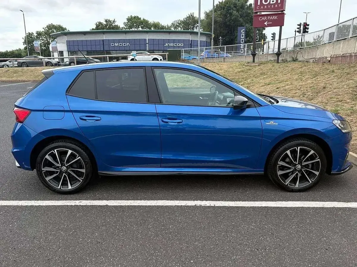 Used Skoda Fabia Monte Carlo 85 HP (62 kW) 2024 Blue Hatchback