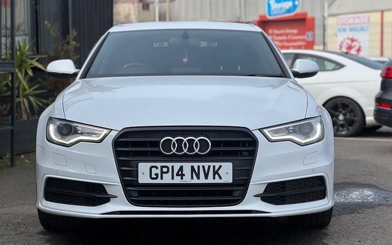 Used Audi A6 Black Edition 190 HP (139 kW) 2014 White Estate