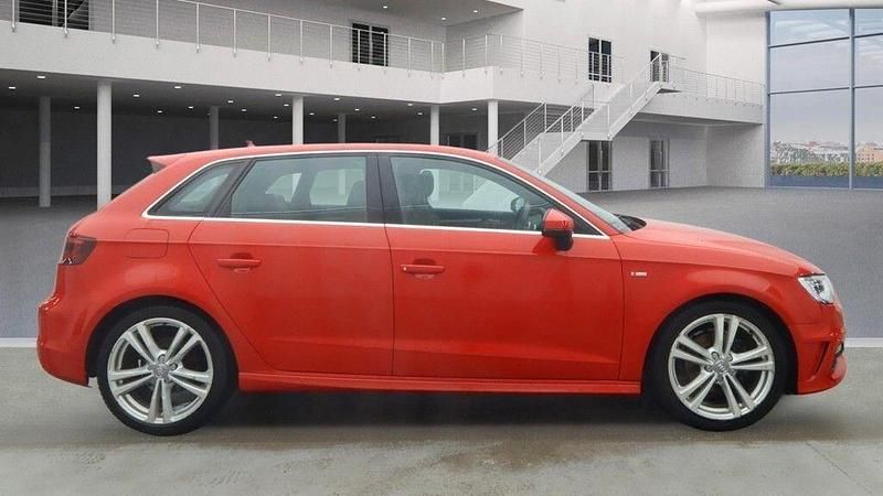 Used Audi A3 Sportback S-Line 2015 Red Hatchback